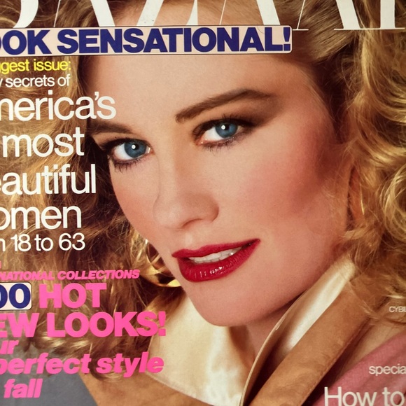 Vintage Bazaar Cybill Shepherd September 1986 - Picture 3 of 6